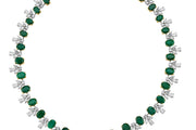 54.48 Karat Emerald Diamond Necklace