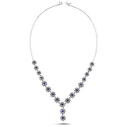 8.10 Karat Sapphire Diamond Necklace