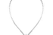 3.64 Karat Sapphire Diamond Necklace