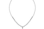 2.79 Karat Ruby Diamond Necklace