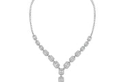 7.89 Karat Baguette Diamond Necklace