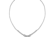 3.06 Karat Baguette Diamond Necklace