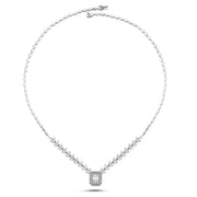 2.13Karat Baguette Diamond Necklace