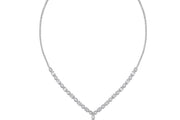 2.73 Karat Baguette Diamond Necklace