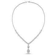 2.73 Karat Baguette Diamond Necklace