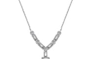 1.18 Karat Baguette Diamond Necklace