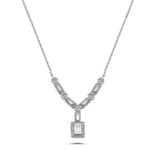 Load image into Gallery viewer, 1.18 Karat Baguette Diamond Necklace