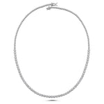 Load image into Gallery viewer, 4.58 Karat Su yolu Diamond Necklace