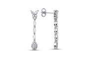 0.80 Karat Diamond Earrings