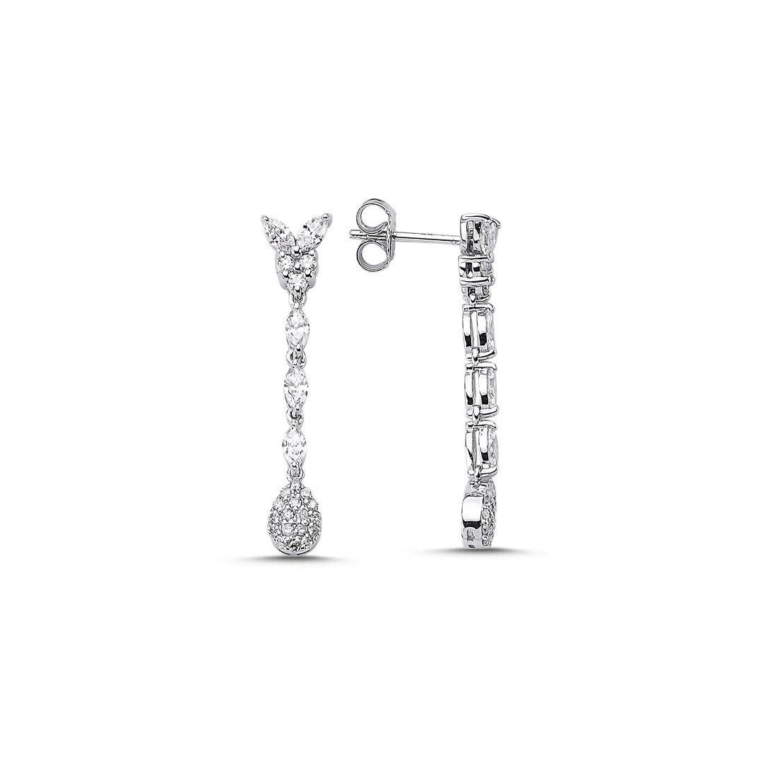 0.80 Karat Diamond Earrings