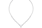 4.37Karat Emerald Diamond Necklace