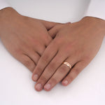 Load image into Gallery viewer, 14ct 6mm Hollow Domed Gold Wedding Ring