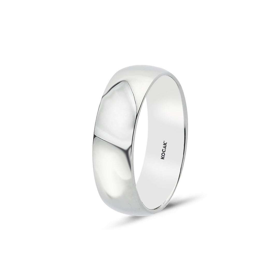 14ct 6mm Hollow Domed Gold Wedding Ring