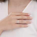 Load image into Gallery viewer, 14ct 6mm Hollow Domed Gold Wedding Ring