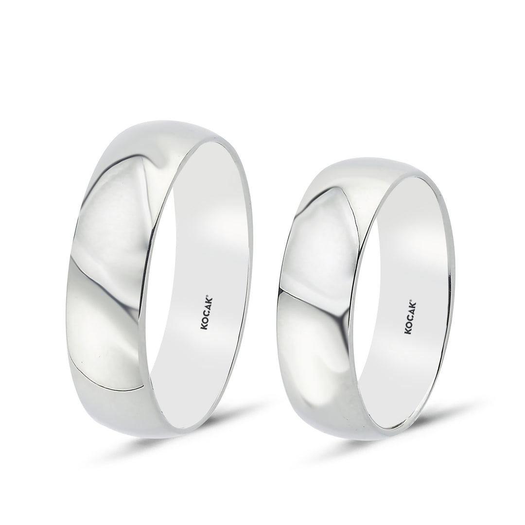 14ct 6mm Hollow Domed Gold Wedding Ring