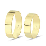 Load image into Gallery viewer, 14ct 6mm Hollow Gold Wedding Ring
