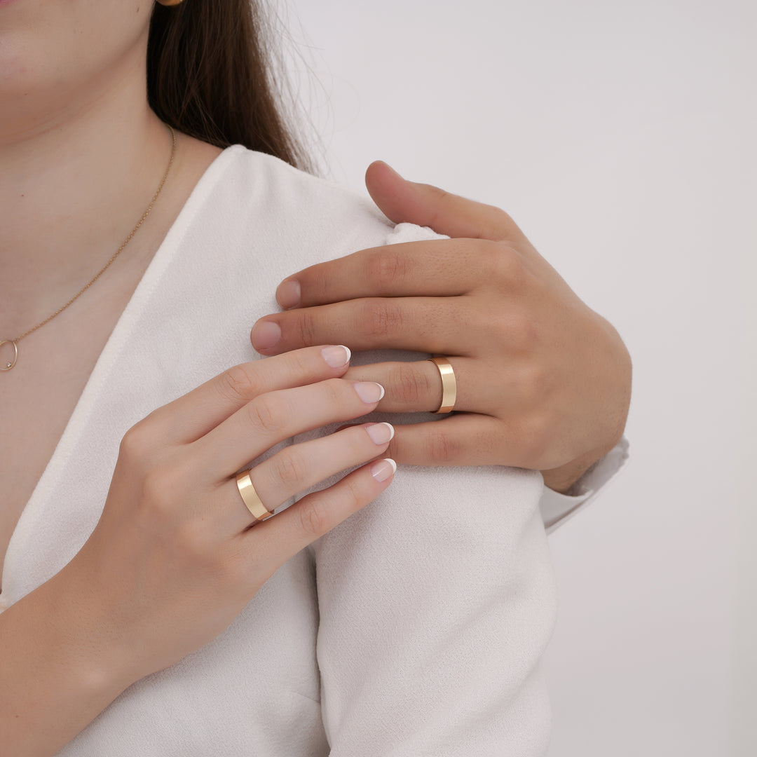 14ct 6mm Hollow Gold Wedding Ring