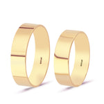 Load image into Gallery viewer, 14ct 6mm Hollow Gold Wedding Ring