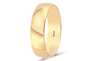 14ct 6mm Solid Domed Gold Wedding Ring