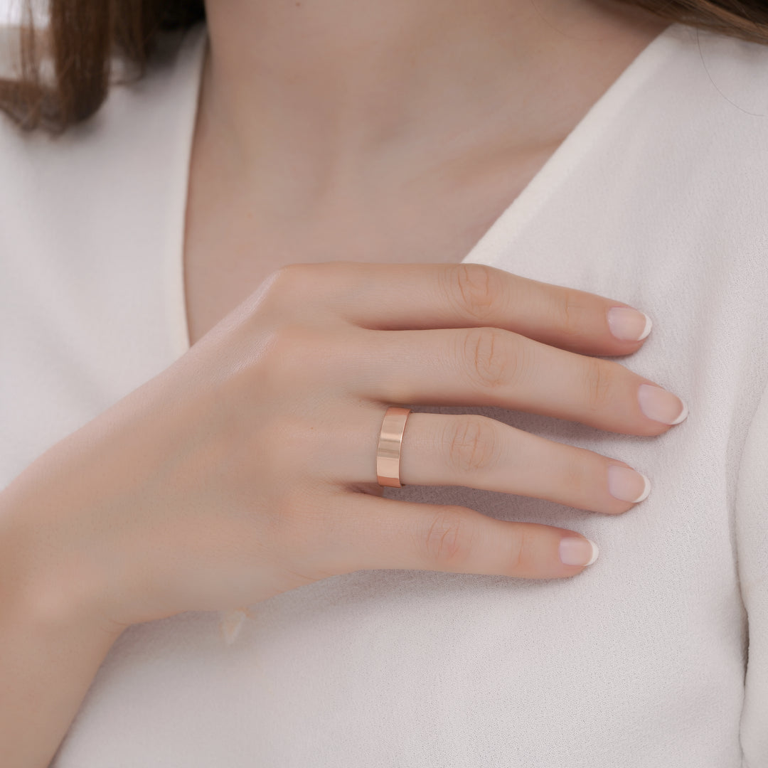 14ct 6mm Solid Gold Wedding Ring