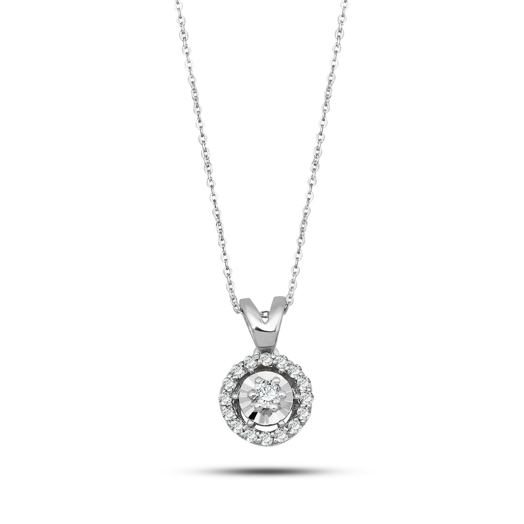0.15 Karat Diamond Necklace