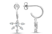 0.49 Karat Diamond Earrings