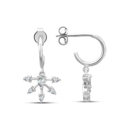 0.49 Karat Diamond Earrings