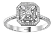 0.18 Karat Diamond Baguette Ring