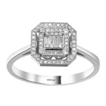 Load image into Gallery viewer, 0.18 Karat Diamond Baguette Ring