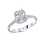 Load image into Gallery viewer, 0.24 Karat Diamond Baguette Ring