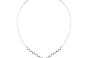 1.35 Karat Diamond Baguette Necklace