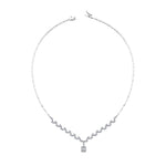 Load image into Gallery viewer, 1.35 Karat Diamond Baguette Necklace