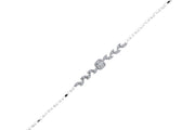 0.64 Karat Baguette Diamond Bracelet