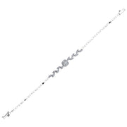 0.64 Karat Baguette Diamond Bracelet