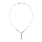 Load image into Gallery viewer, 0.89 Karat Diamond Baguette Necklace