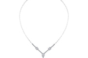 1.53 Karat Diamond Baguette Necklace