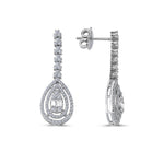 Load image into Gallery viewer, 0.86 Karat Baguette Diamond Earrings