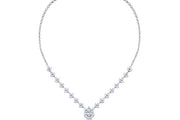 8.81 Karat Ruby Diamond Necklace