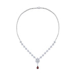 Load image into Gallery viewer, 8.81 Karat Ruby Diamond Necklace