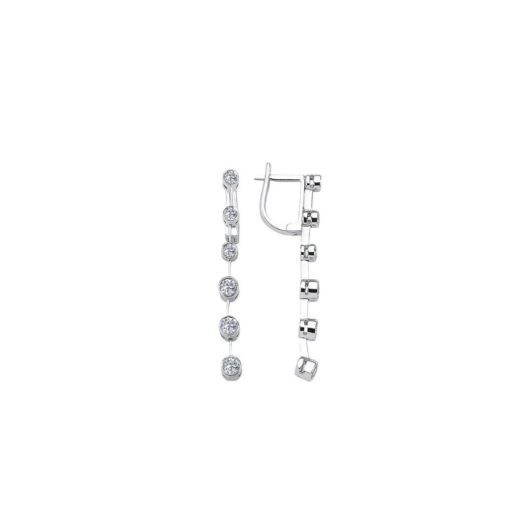 0.95 Karat Diamond Earrings
