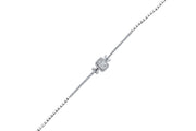 0.79 Karat Diamond Baguette Bracelet