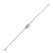 0.79 Karat Diamond Baguette Bracelet