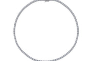 17.29 Karat Diamond Tennis Necklace