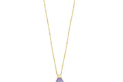 14ct Multicolour Stone Set Gold Necklace