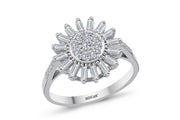 0.52 Karat Baguette Diamond Ring