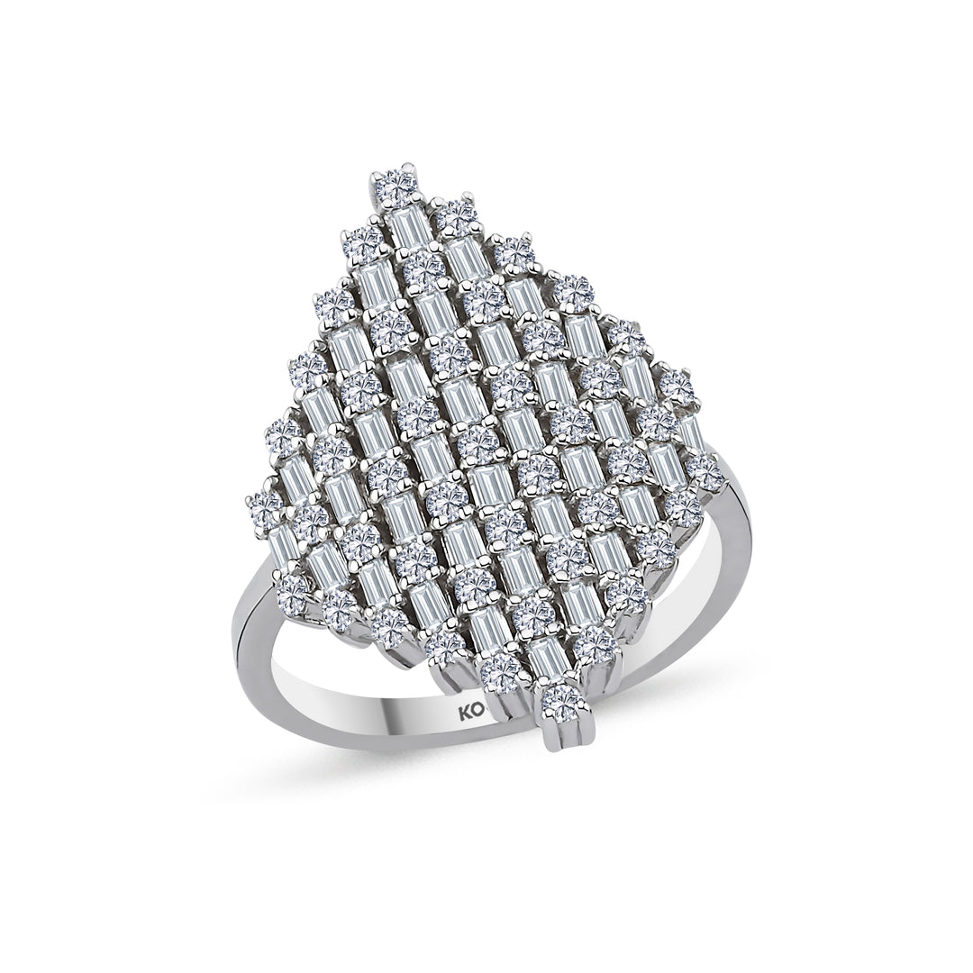 1.33 Karat Baguette Diamond Ring