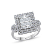 0.97 Karat Baguette Diamond Ring