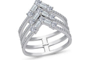 0.99 Karat Baguette Diamond Ring