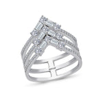 Load image into Gallery viewer, 0.99 Karat Baguette Diamond Ring