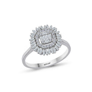0.38 Karat Baguette Diamond Ring